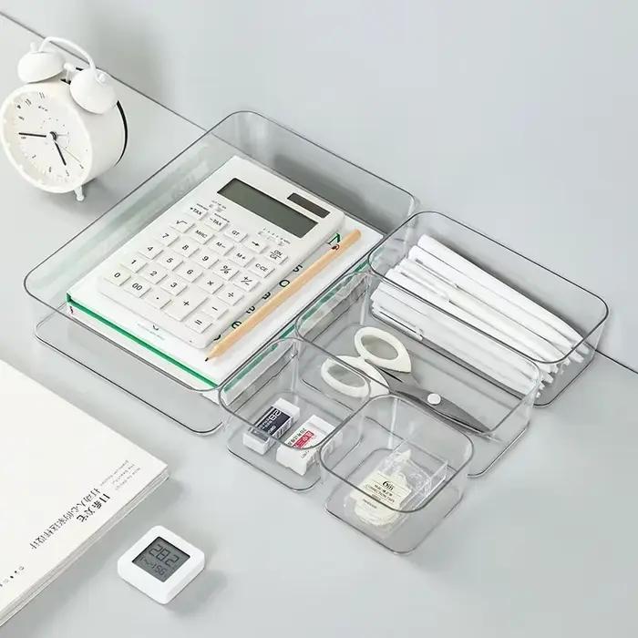 Boîte de Rangement Transparente en Plastique