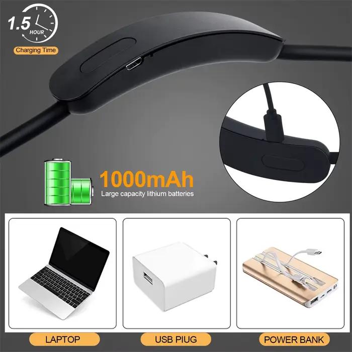 Lampe de lecture LED rechargeable par USB 360 °