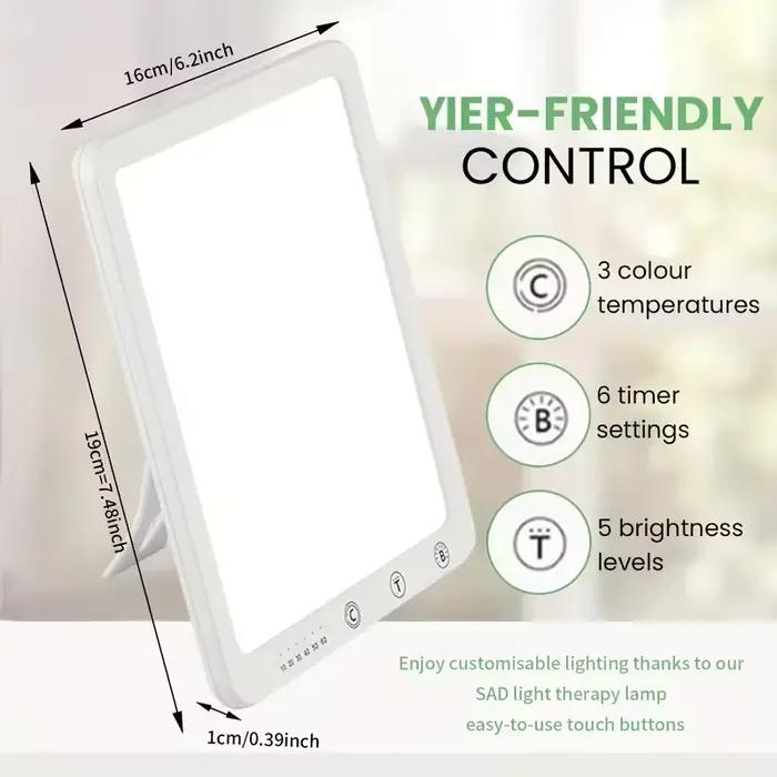 Lampe LED lumière du jour veilleuse 10000 Lux