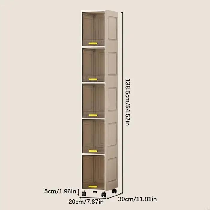 Armoire rangement à porte transparente