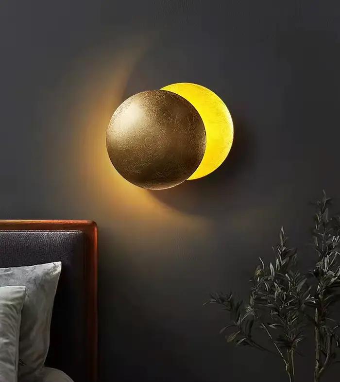 Applique murale LED circulaire à éclipse solaire