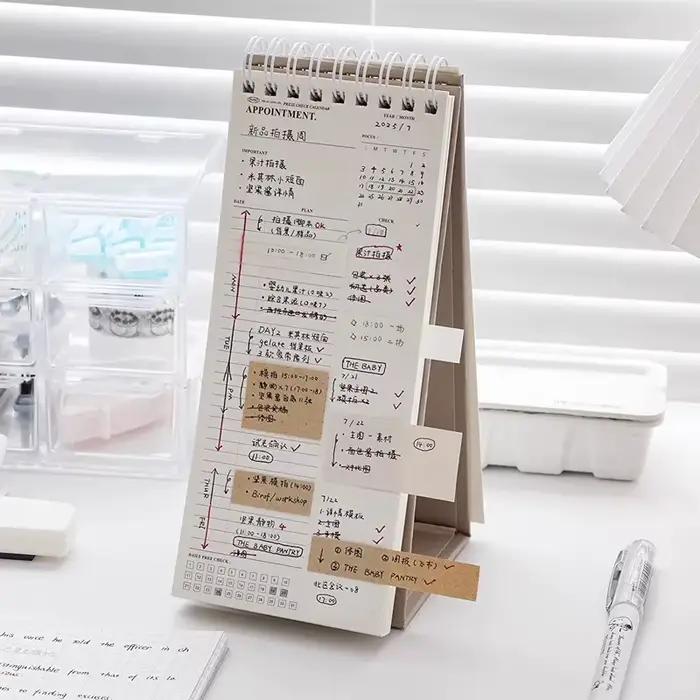 Planificateur de calendrier de bureau vertical