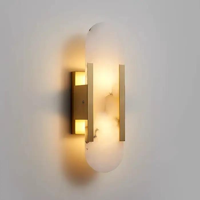 Mur LED lampe moderne marbre applique murale appliques pour salon couloir chambre chevet escalier intérieur décoration