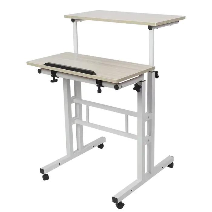 Pour support debout 60cm hauteur réglable debout ordinateur de bureau debout