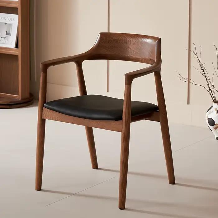 Fauteuil chaises De salle à manger Salon nordique cuisine chaises De salle à manger ergonomiques luxe bois rose Mesas De Restaurante meubles De cuisine