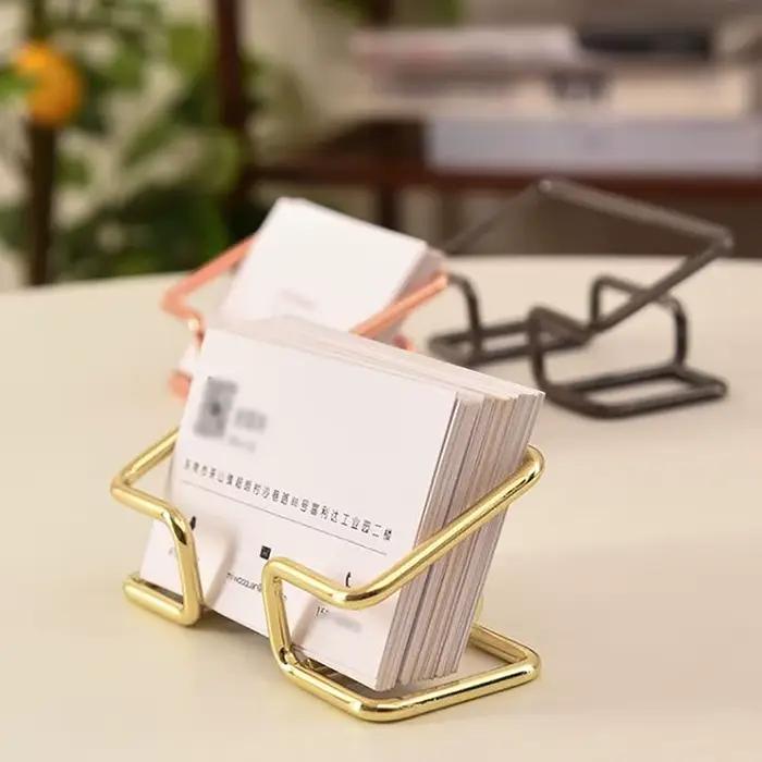 Porte-cartes de visite pour bureau, présentoir cadeau, fournitures de bureau