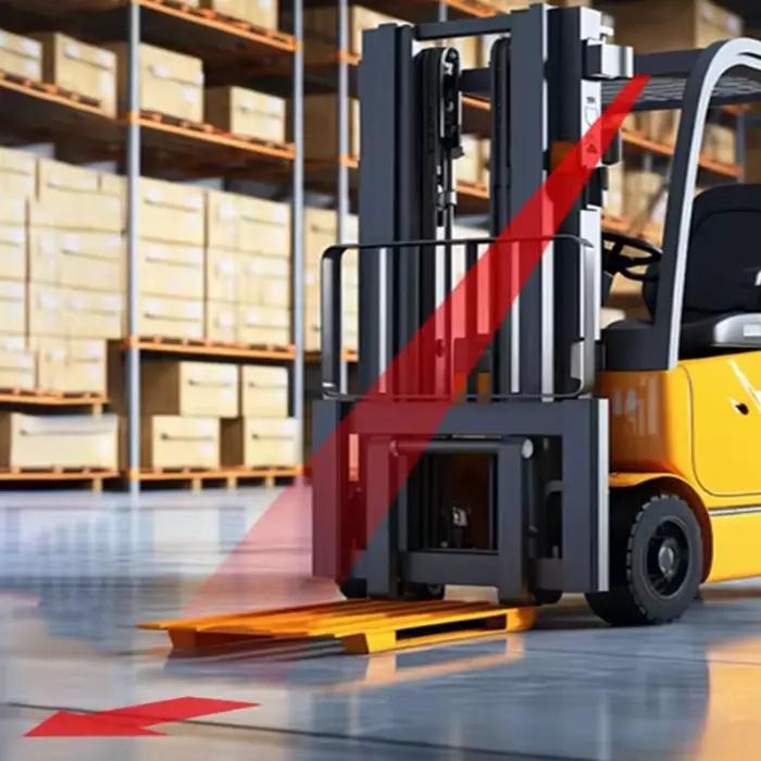 JALN7 lumière LED chariot élévateur flèche ligne Indication de sécurité rouge vert lampe d'avertissement grue camion véhicule arrière côté feux de signalisation 12-80V