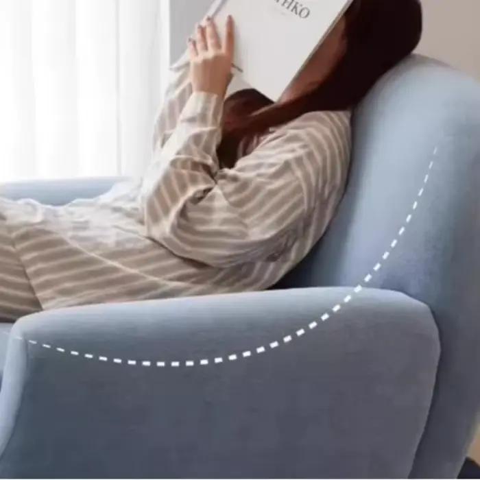 Fauteuil pivotant pliable au design relaxant