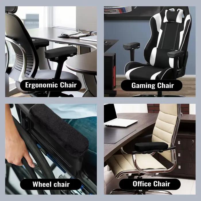 Coussinets de bras pour chaise de bureau