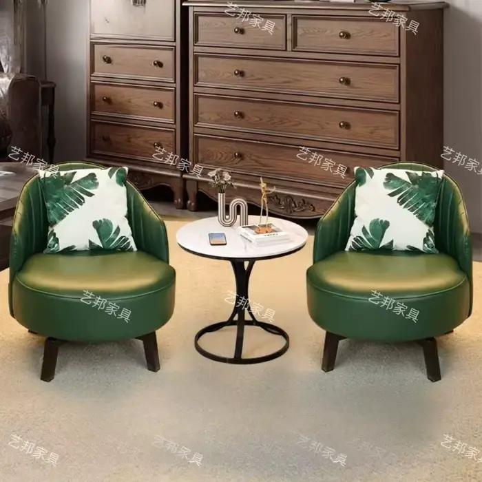 Chaises en cuir modernes accoudoir de luxe jeu ergonomique