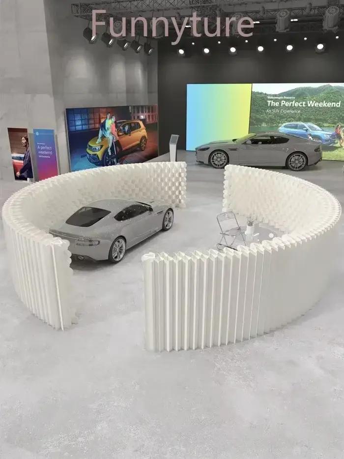 Cloison d'écran pliable mobile pour bureau