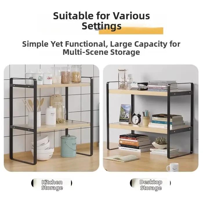 Étagère de rangement de bureau en fer