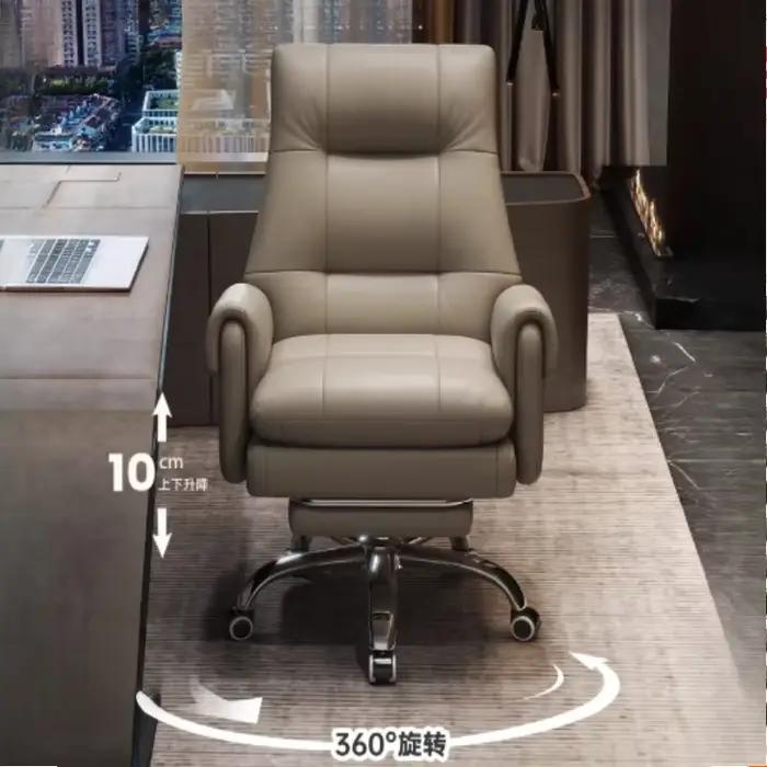 Fauteuil de bureau ergonomique en cuir écologique pour gaming