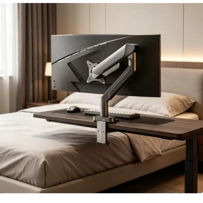 Support de bureau réglable pour un seul moniteur