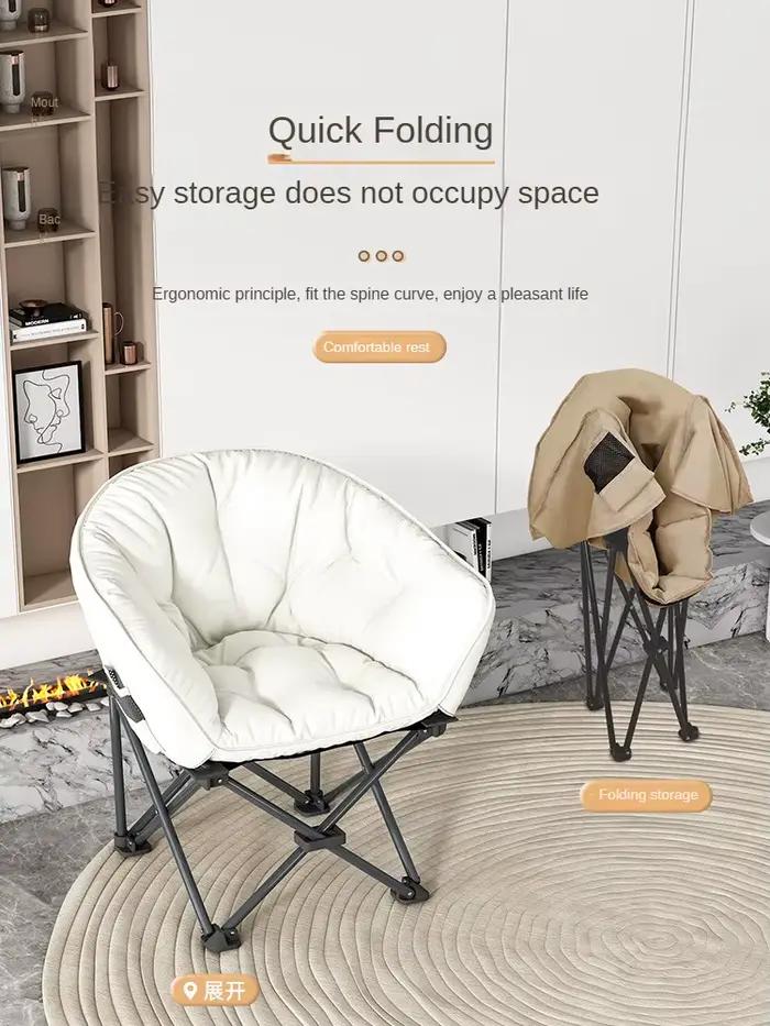 Chaise pliante pour chambre à coucher et salon, design unique, multicolore, confort étudiant et familiale, idéal pour étude, détente et parties de jeux