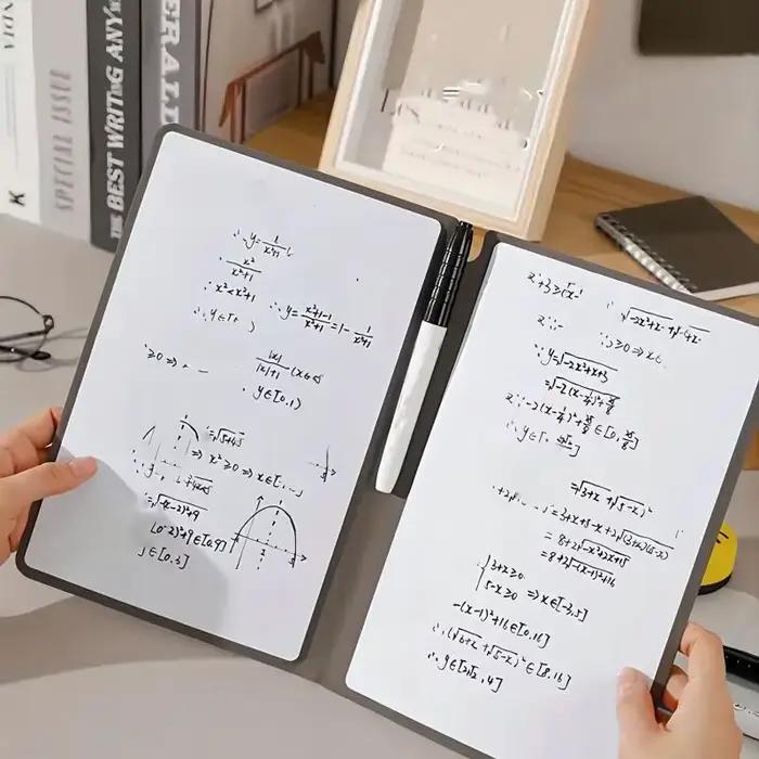Ensemble de carnet de notes pour tableau blanc réutilisable
