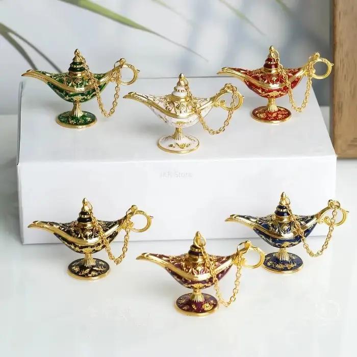 Lampe Magique Vintage, Ornement Artisanal de Bureau