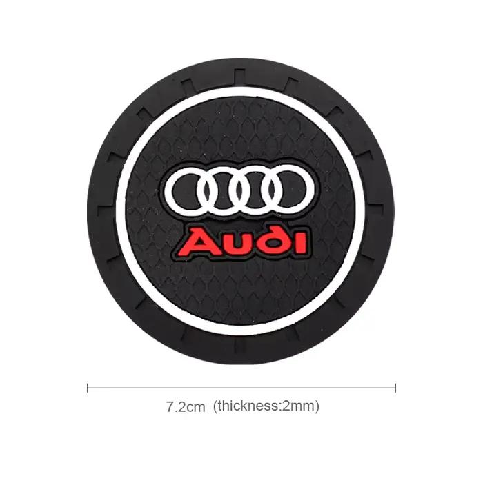 Pour Audi A1 A3 A4 A5 A6 B5 B6 B7 B8 C5 C6 C7 A7 A8 Q3 Q5 Q7 TT 8V : Accessoires antidérapants pour porte-gobelet et porte-bouteille de voiture