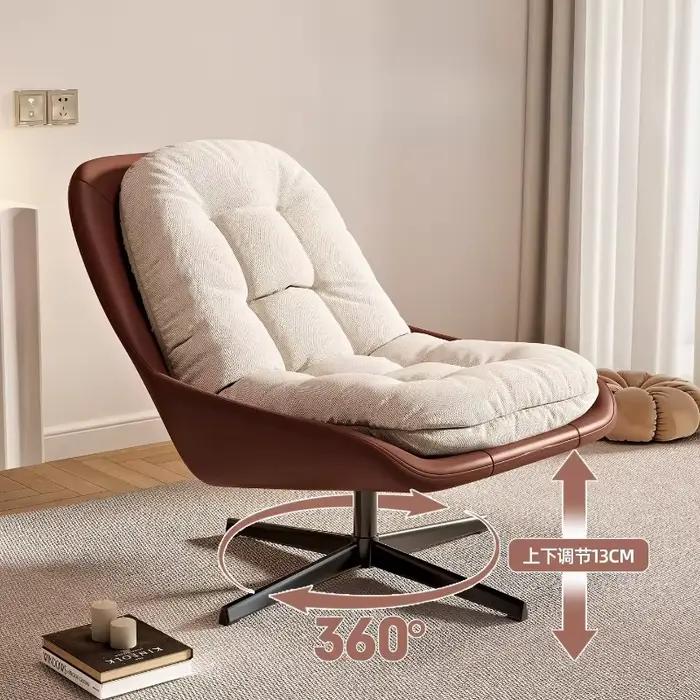 Chaise de salon moderne en fourrure minimaliste pour relaxation et décoration intemporelle occasions spéciales