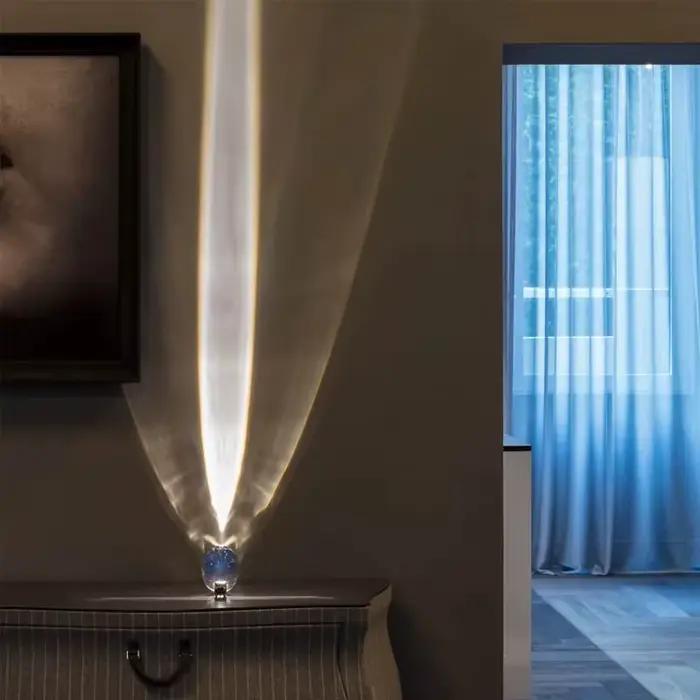 Lampe de table LED cristal œil du ciel moderne pour salon chambre à coucher enfants occasions spéciales-decoration-chambre-sérénité-luminosité-apaisante