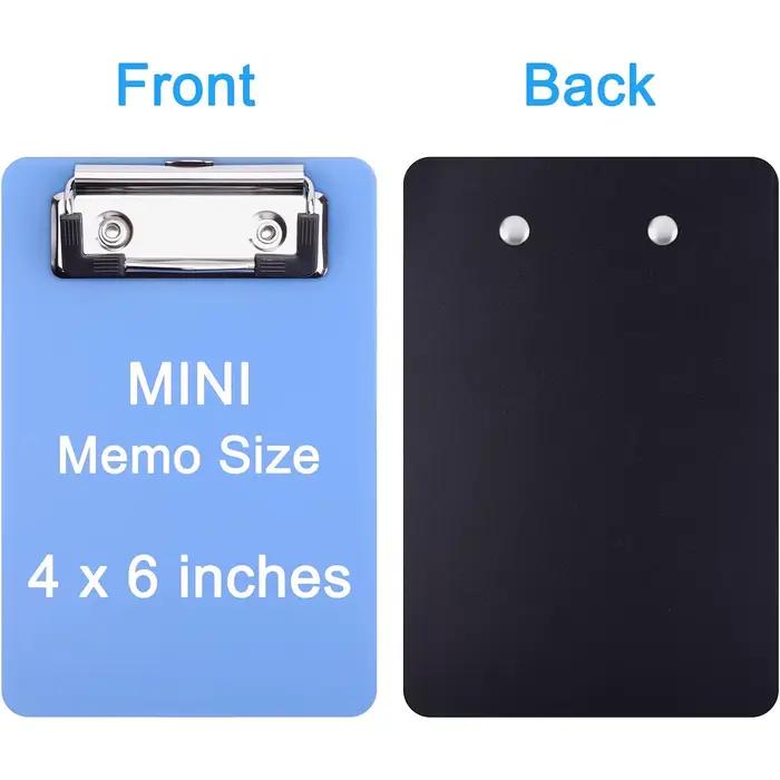 Lot de 1 porte-documents de poche – Matériau PP portable et durable pour notes