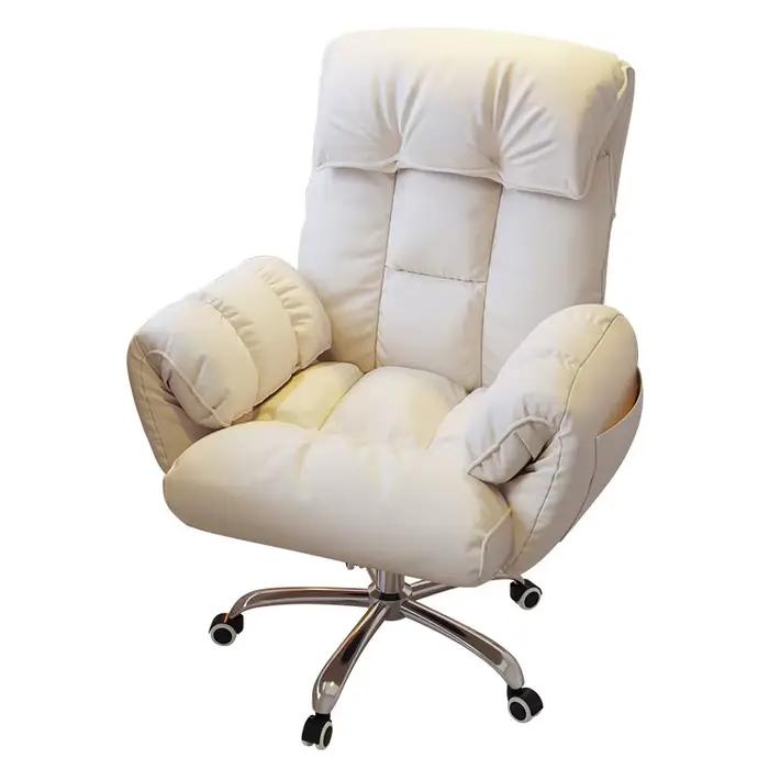 Chaise de jeu ergonomique pour bureau à domicile inclinable grand soutien lombaire hauteur réglable pivotante pour dortoir multicolore confort moderne