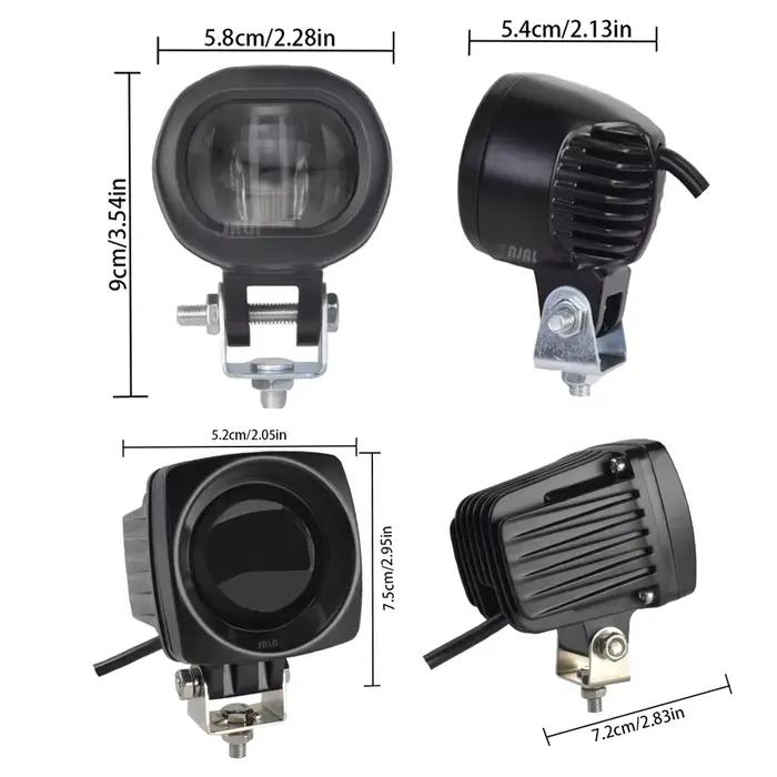 JALN7 lumière LED chariot élévateur flèche ligne Indication de sécurité rouge vert lampe d'avertissement grue camion véhicule arrière côté feux de signalisation 12-80V