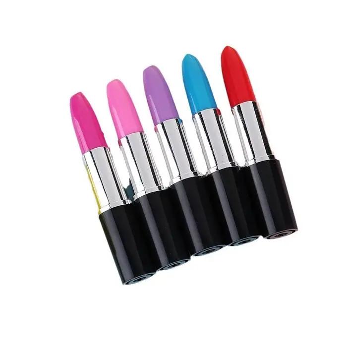 Lytwtw's papeterie mignon Kawaii rouge à lèvres fournitures scolaires de bureau stylo à bille cadeau 1 pièce
