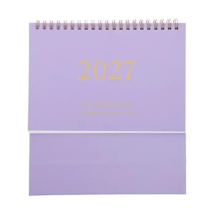 Calendrier de bureau 2027 moderne et minimaliste