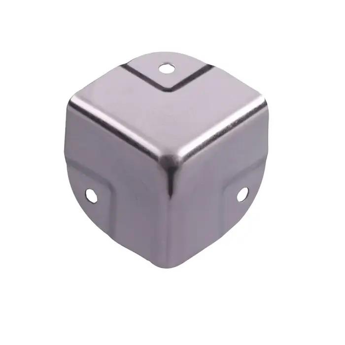 Protecteurs d'angle en acier inoxydable, 4 pièces, protection de bord décorative pour boîte de meubles, supports de quincaillerie de protection de Table