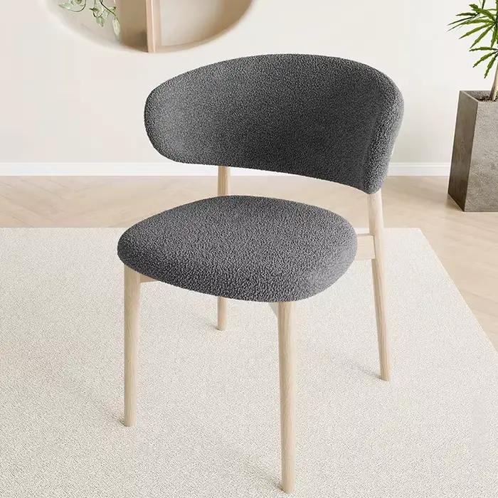 Housse de chaise à dossier en forme de C