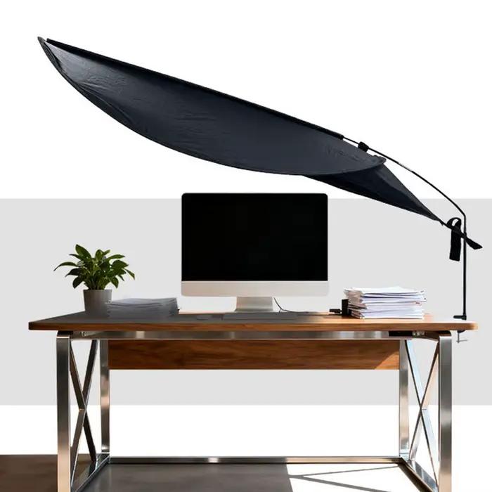 Pare-soleil de bureau réglable anti-reflet pour écran d'ordinateur