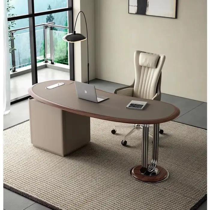 Table en bois massif minimaliste moderne
