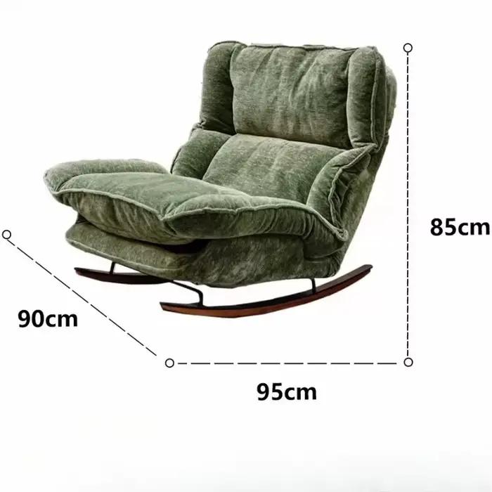 Fauteuil de salon ergonomique moderne marocain à bascule pour salon chambre à coucher ou bureau occasions spéciales