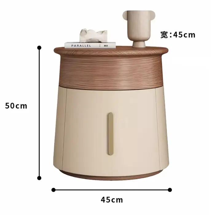 Table de chevet unique moderne pour chambre à coucher avec rangement spacieux pour lit et étagères multifonctionnelles occasions spéciales