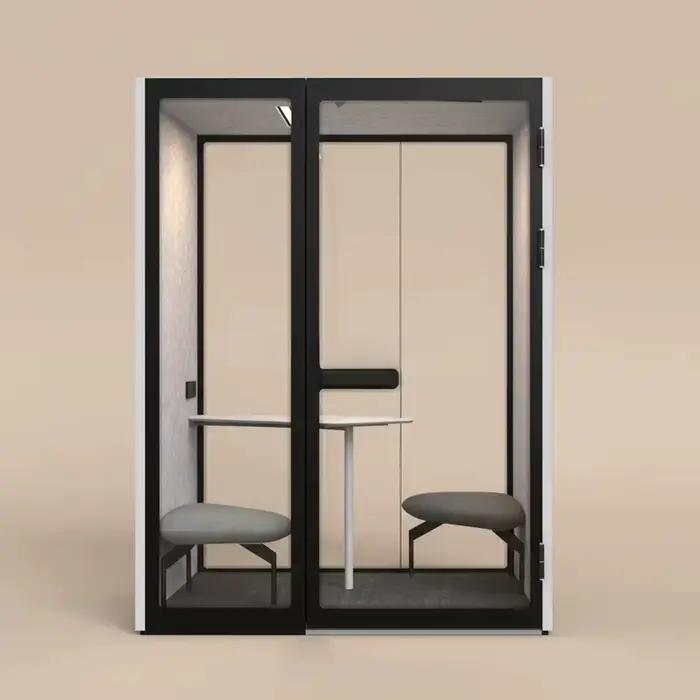 Cabine de bureau insonorisée moderne 2026 avec fonction de réduction du bruit puissante pour les lieux de travail