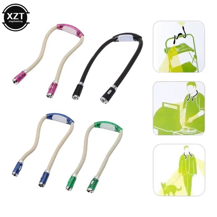 Lampe de livre Flexible mains libres Portable bandeau LED