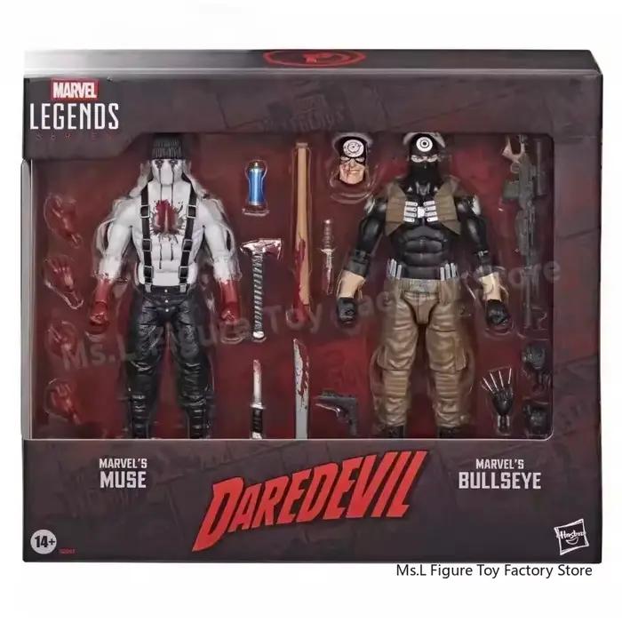 Figurine d'action Marvel Legends Muse Bullseye Daredevil Villain Hasbro de 6 pouces, collection de statues, ornements de bureau