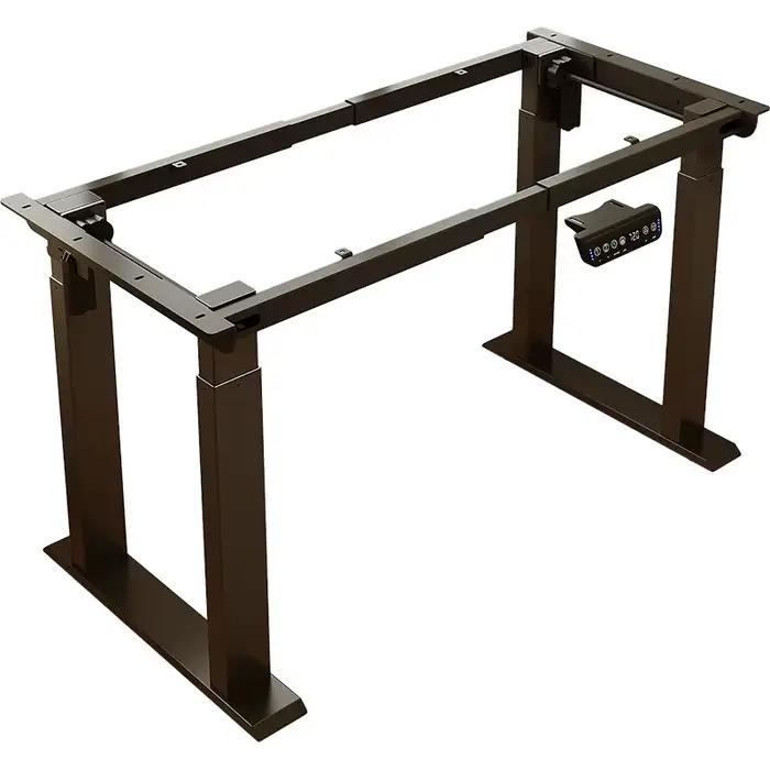 Support de bureau électrique intelligent à double moteur et quatre colonnes