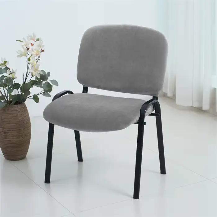 Housse de chaise en velours extensible 1/2/4 pièces