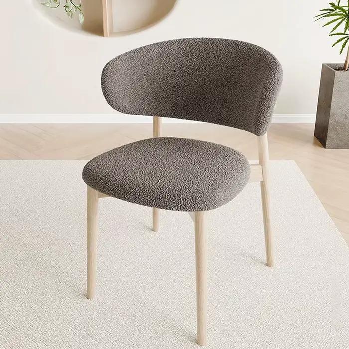 Housse de chaise à dossier en forme de C