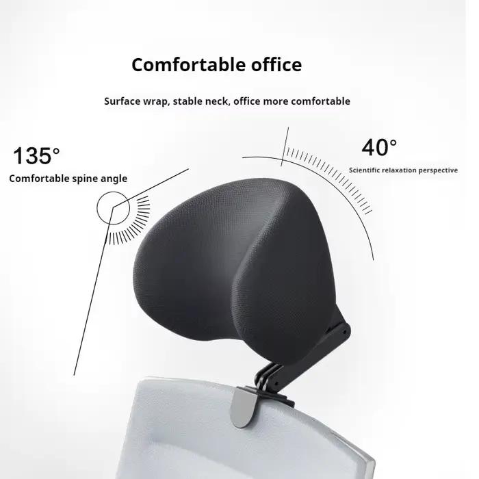 Appui-tête réglable pour chaise de bureau