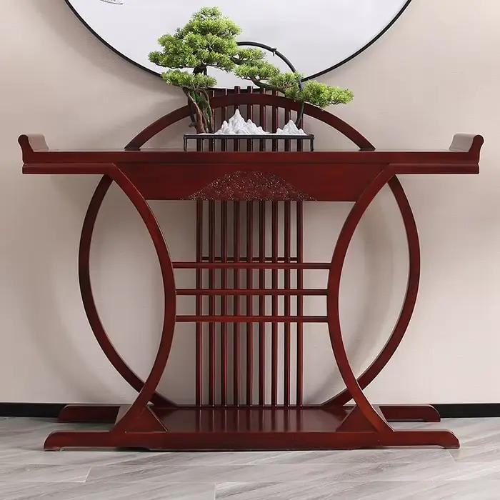 Table Console au Design chinois du milieu du siècle