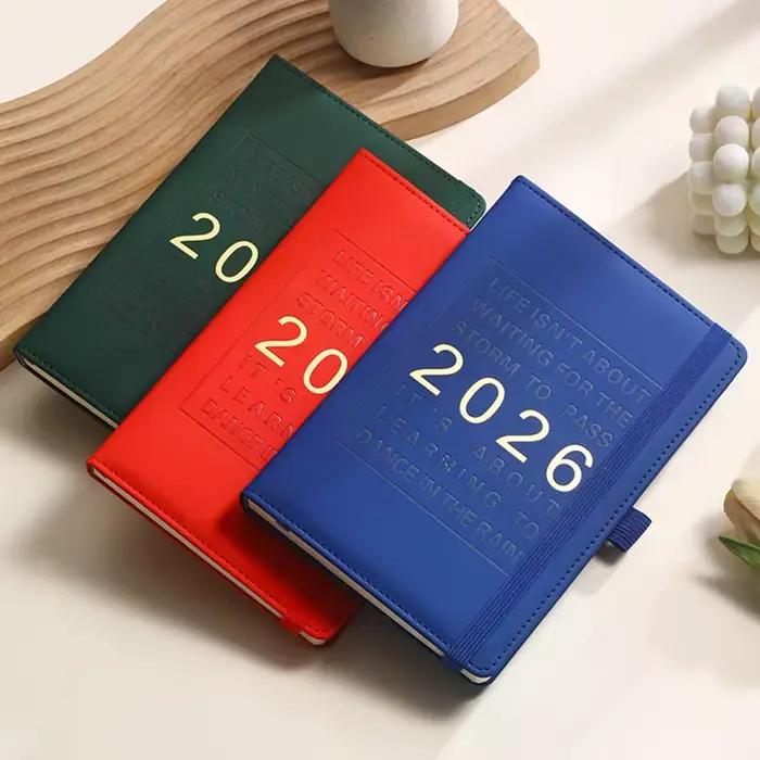 Planificateur A5 avec couverture en cuir PU