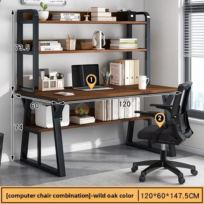 Bureau d'ordinateur multifonctionnel pour chambre à coucher