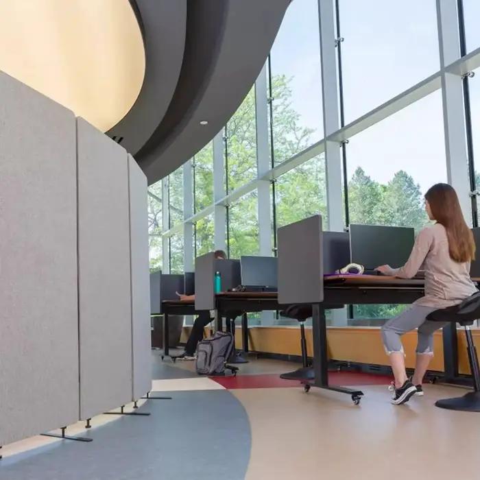 Modulation d'écran extensible de segmentation amovible de bureau
