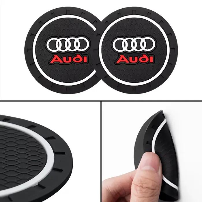 Pour Audi A1 A3 A4 A5 A6 B5 B6 B7 B8 C5 C6 C7 A7 A8 Q3 Q5 Q7 TT 8V : Accessoires antidérapants pour porte-gobelet et porte-bouteille de voiture