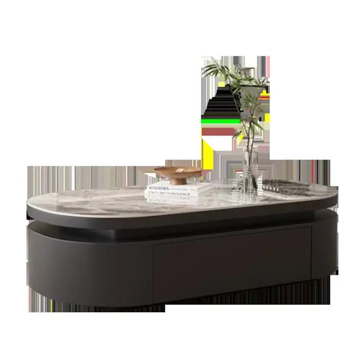 Table basse de luxe avec tiroirs