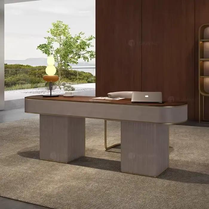 Bureau d'angle de luxe contemporain debout