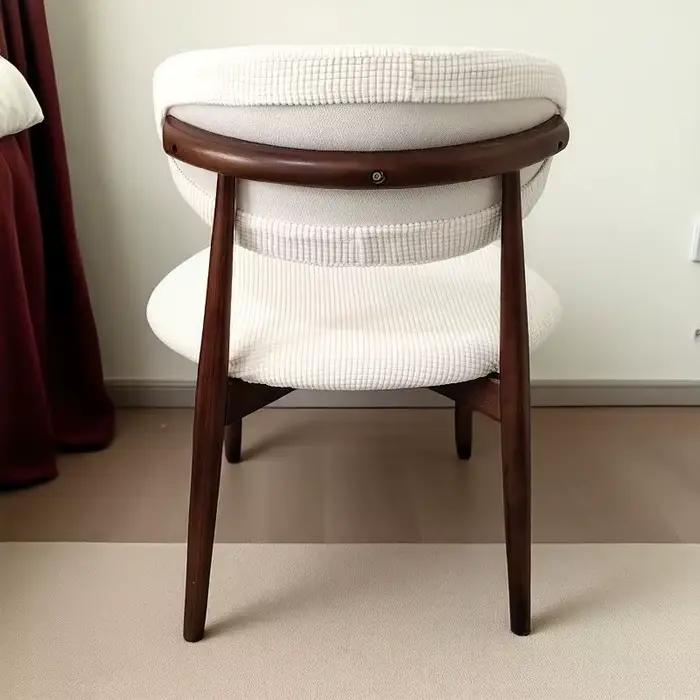 Housse de chaise à dossier en forme de C